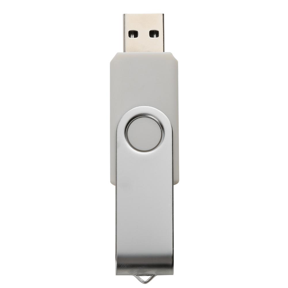

Rotation USB 3.0 Flash Memory Stick Pen Drive 8GB Storage U Disk, White, 501 Original