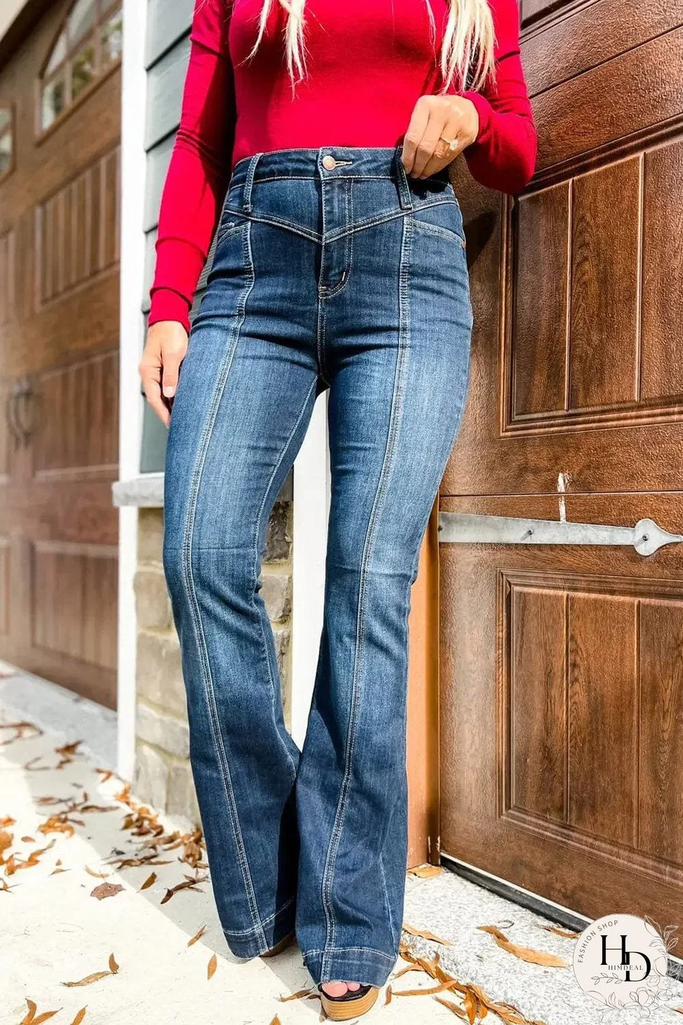 Vintage Inspired Flared Jeans