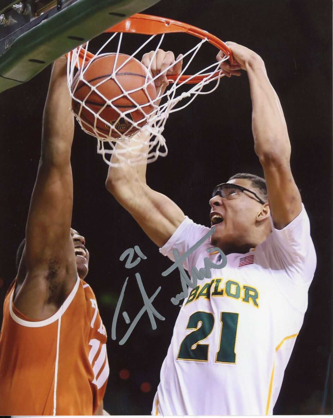 Isaiah Austin Autographed 8x10 Baylor Bears#S1263