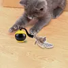 Interactive Cat Toys Ball Fast Rolling in Pouch Funny Cat Toys for Indoor Cats