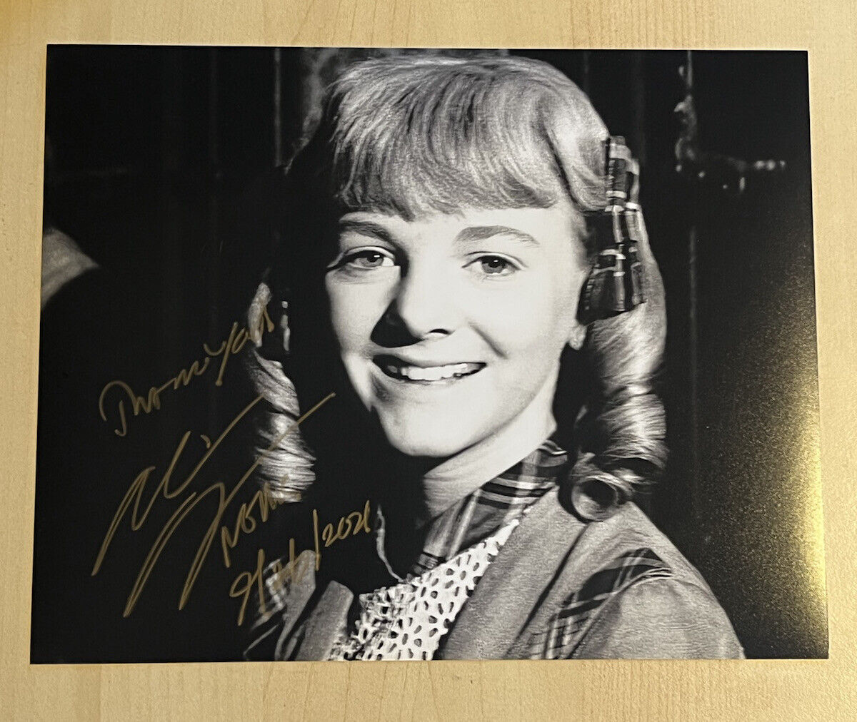 ALISON ARNGRIM SIGNED 8x10 Photo Poster painting AUTOGRAPHED LITTLE HOUSE ON THE PRAIRIE COA