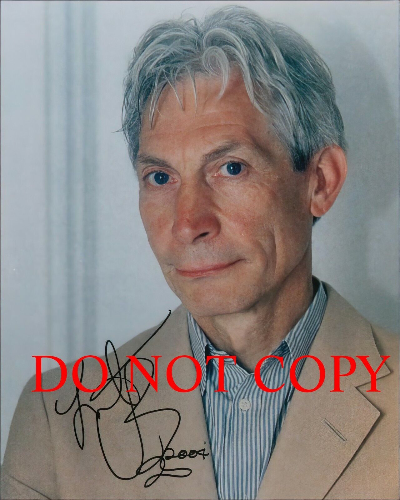 Charlie Watts - Autographed Signed 8 x10 Photo Poster painting (Rolling Stones) Reprint