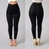 2021 NEW HOT SALE Women Denim Skinny Jeggings Pants High Waist Stretch Jeans Pure Color Slim Pencil Trousers боди женское LANFUBEISI