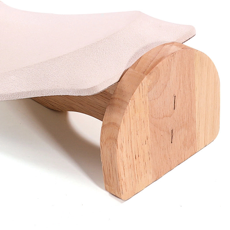 1 Piece Solid Wood Cloth Elegant Nordic Style Solid Color Jewelry Display Jewelry Rack