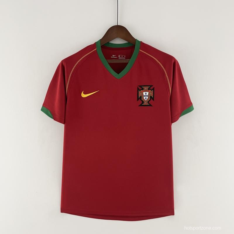 2006 Retro Portugal Home Football Shirt mysite