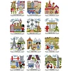 Magazine-European Travel Maps-14CT Stamped Cross Stitch Egyptian Cotton 38*52cm/14.96*20.47in tapestrymarket
