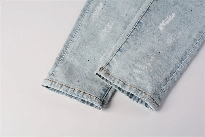 Purple 2023 New Fashion Jeans 9006