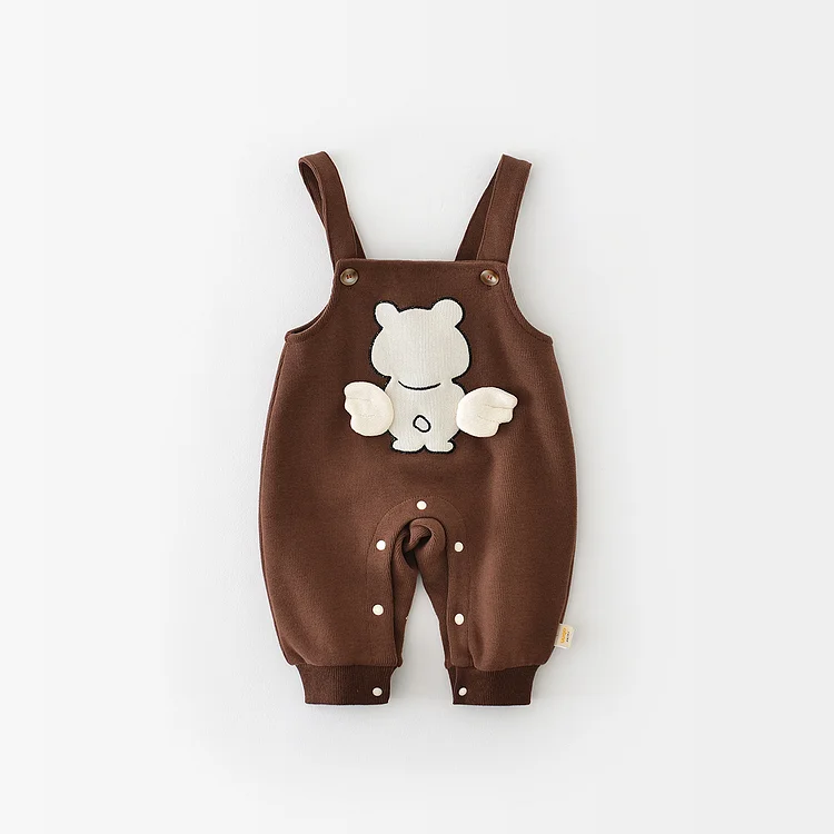 Baby Boy/Girl Little Bear Sleeveless Cute Overalls Romper