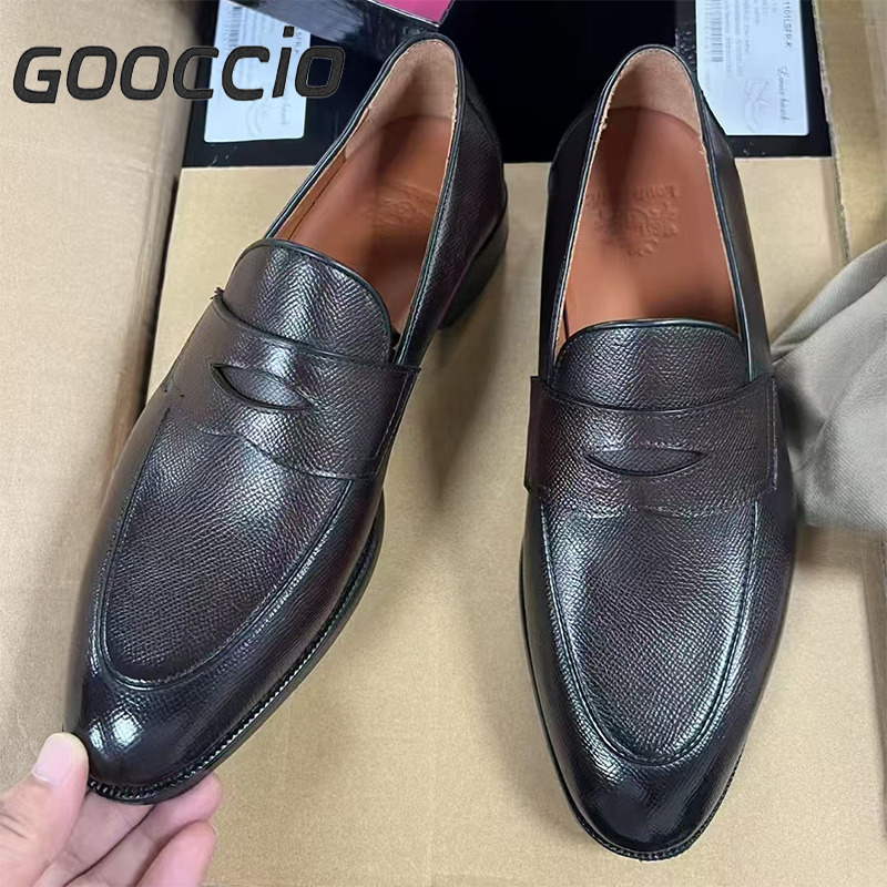 YH195 Prenium Calf-Skin Dress Shoes/Loafer Shoes For Men GOOCCIO   