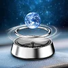 Desktop Car Air Freshener Solar Rotating Planetary Purifier, Solar Aromatherapy Diffuser with Galaxy Star Ball, Suitable for Indoor Auto Rotating Decoration Accessories