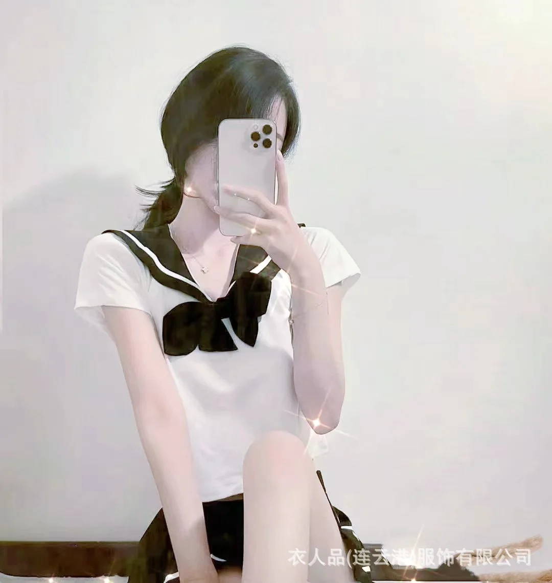Uveng Sex Lingerie Sexy Jk Uniform Student Girl Dress Hot Performance Suit Sailor Suit 100 Folded Skirt Dress Suit
