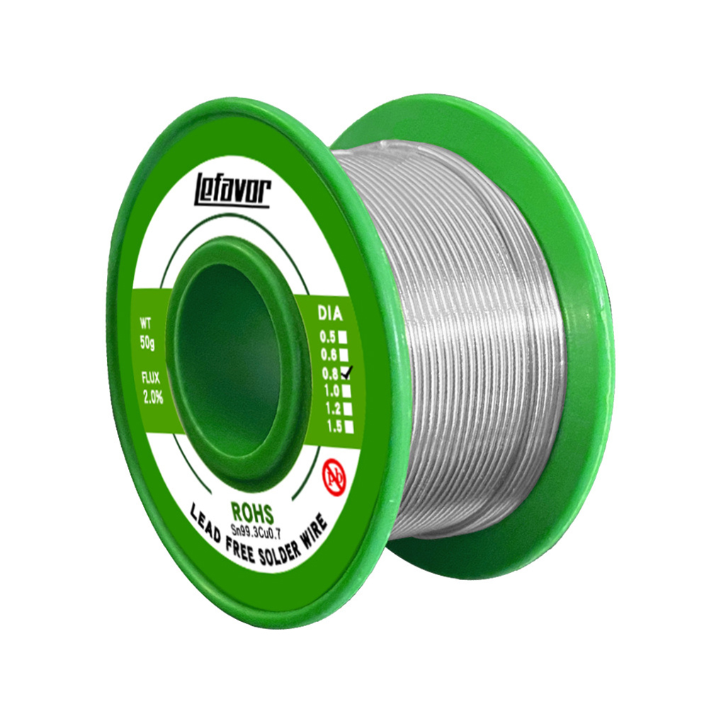 

Solder Wire Roll Lead-free Low Temperature Rosin Core Tin Wire, 0.8, 501 Original