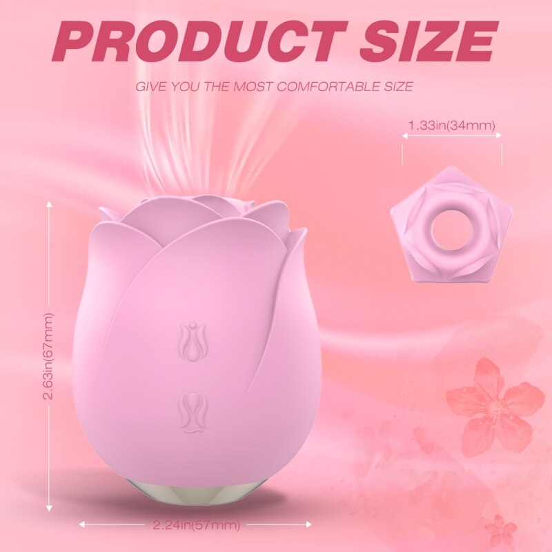 Mysite Rose Vibrators Rose Suction Clitoral Vibrator Stimulator Women -Deals sexlolo Store c3d59d2be03e89af58e8ac385e5e3ab8