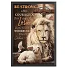 Lion-11CT Stamped Cross Stitch 40*60cm/15.75*23.62in(Big Size)