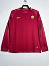 2017-2018 Retro Long Sleeve Roma Home Soccer Jersey 1:1 Thai Quality