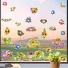 26pcs Sunflower Diamond Painting Window Sticker Crystal Diamond Sticker Kit