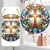 DIY Double Sided Effect  Special Shaped Cross Hanging Diamond Art Kit