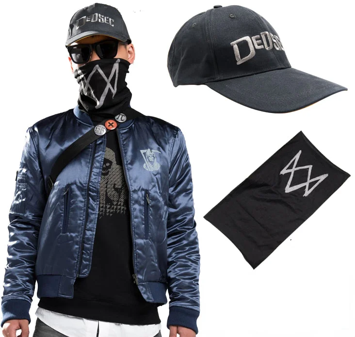 Watch Dogs 2 DedSec Marcus Holloway Cosplay Costume jacket By CosplayLab