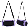 Silicone Case Fit for JBL Charge 6 Wireless BT Speakers Travel Carrying Sleeve with Carabiner and Shoulder Strap Protective Soft Skin