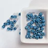 50PCS Colorful Cylinder 6mm Acrylic Beads DIY Accessories