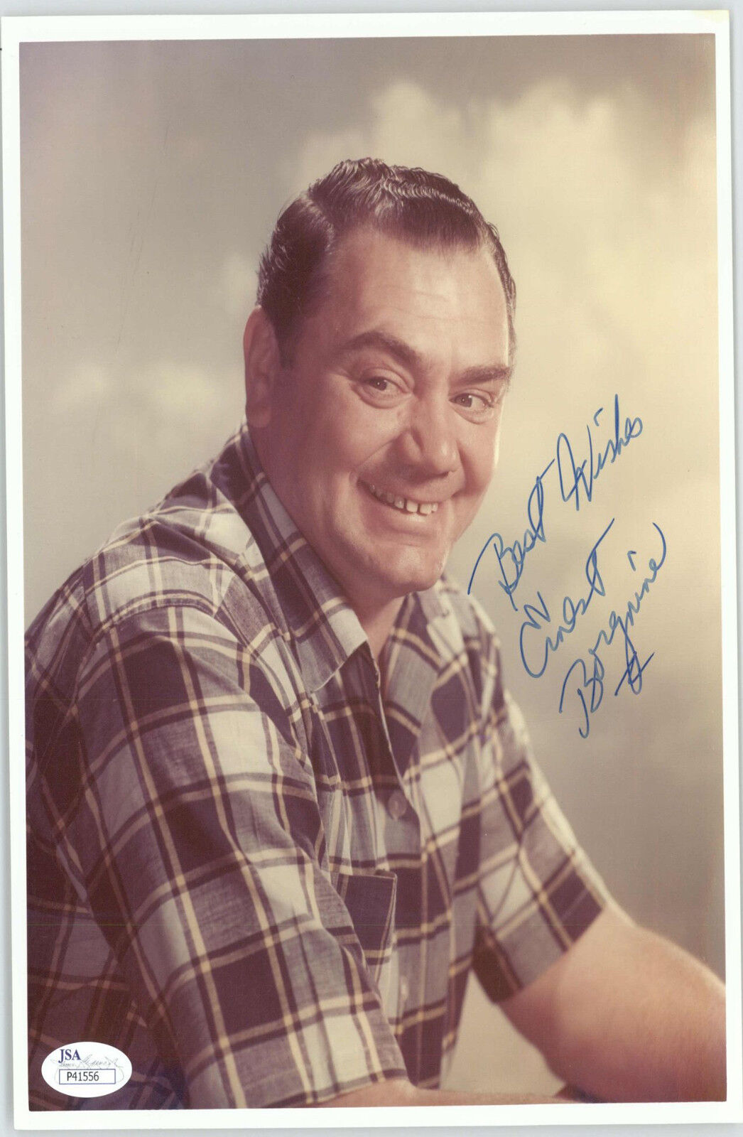 ERNEST BORGNINE (DECEASED) SIGNED 8X10 OSCAR WINNER AUTHENTICATED JSA #P41556