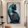 Cat Scenery-11CT Stamped Cross Stitch 40*70cm(Big Size)