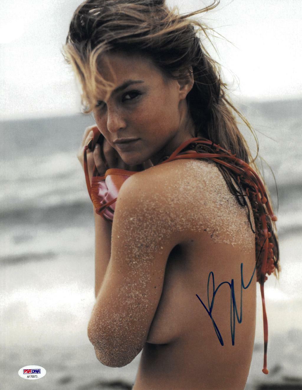 Bar Refaeli Signed Sexy Authentic Autographed 11x14 Photo Poster painting PSA/DNA #AF70073