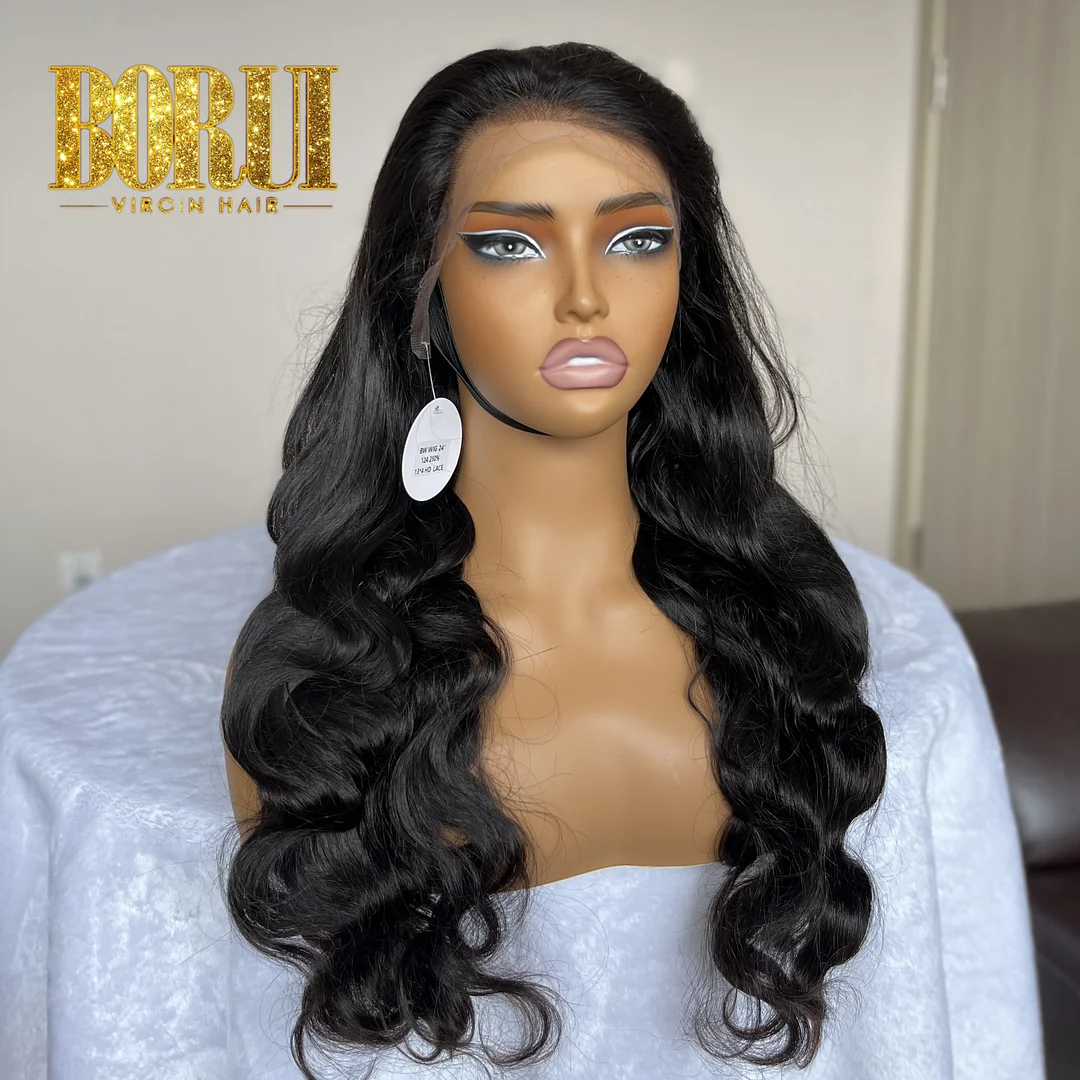 12A 250% Density Body Wave 5X5/13X4/13X6 HD lace Wig Pre Plucked and Bleached Knot 