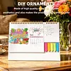 Festival DIY 12-Month Diamond Art Desk Calendar Creative Design