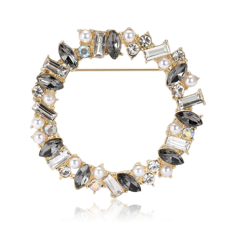 Minimalist Shiny Pin Geometric Alloy Women's Brooches2