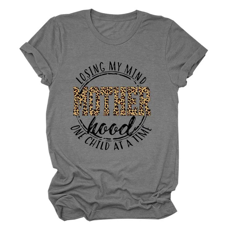 Losing My Mind Mother hood T-shirt Tee -YF00091-Annaletters