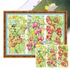 Bee-Snail-Berry-14CT Stamped Cross Stitch 44*32cm/17.32*12.6in
