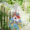 Double-sided Drills DIY Diamond Painting Hanging Flower Wreath Kits