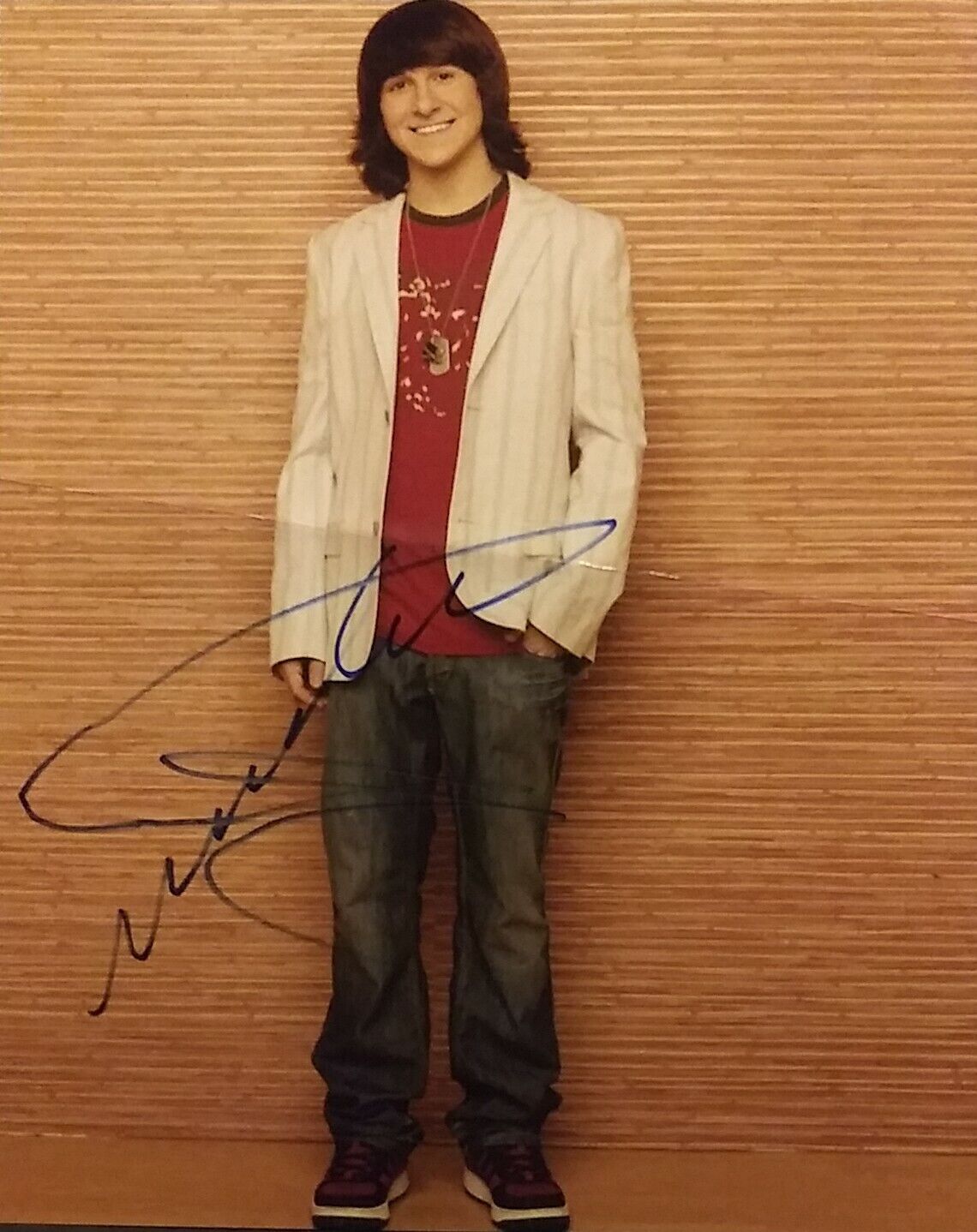 Mitchell Musso signed 8x10