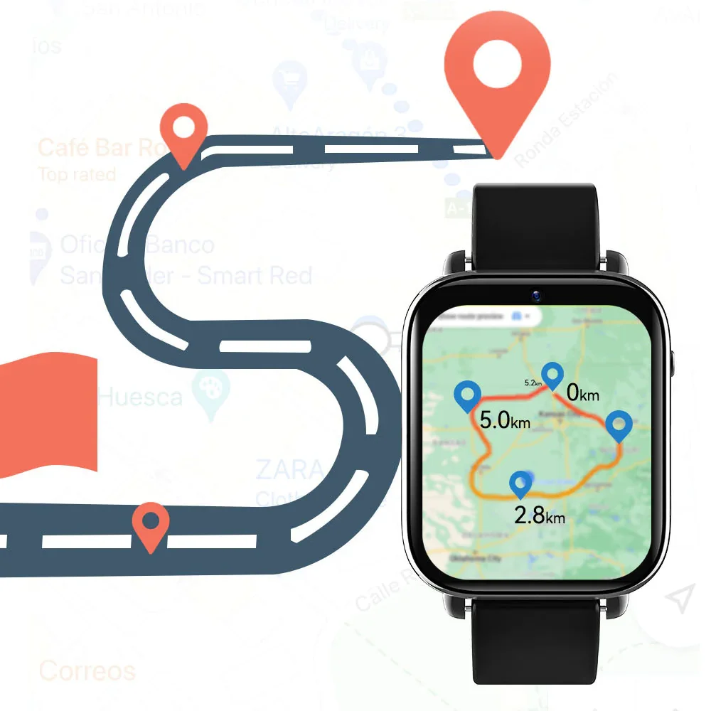 Smart Watch Sports Health Life Waterproof Heart Rate Monitoring