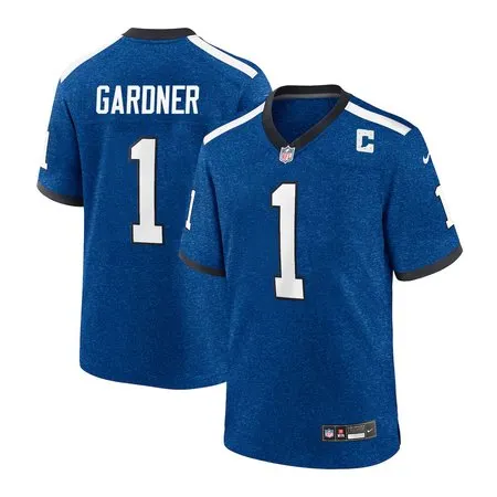Youth Indianapolis Colts #1 Ahmad Sauce Gardner  Royal Team Game Jersey MY4Z