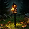 Halloween Yard Decor Solar Stake Light Outdoor Warm LED Garden Light