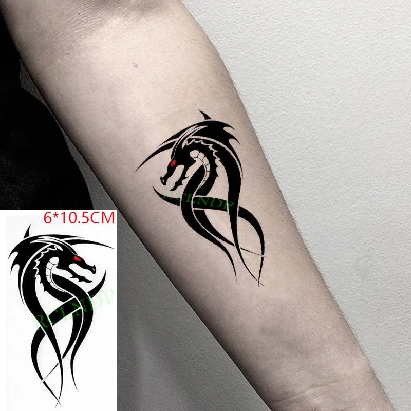 Waterproof Temporary Tattoo Sticker Sexy Girl Medusa Snake Hair Arm Hand Back Leg Art Flash Tatoo Fake Tatto for Women Men