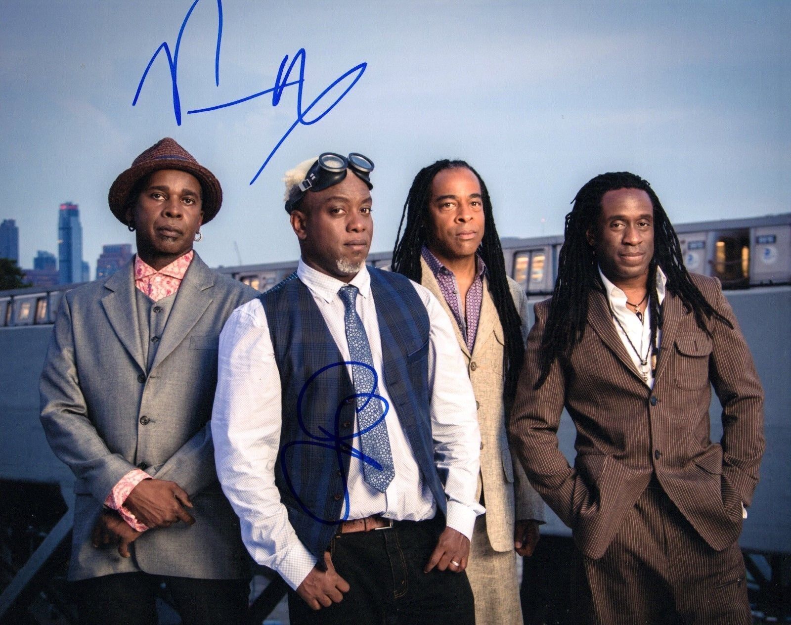 GFA Living Colour Band * COREY GLOVER & VERNON REID * Signed 8x10 Photo Poster painting L3 COA