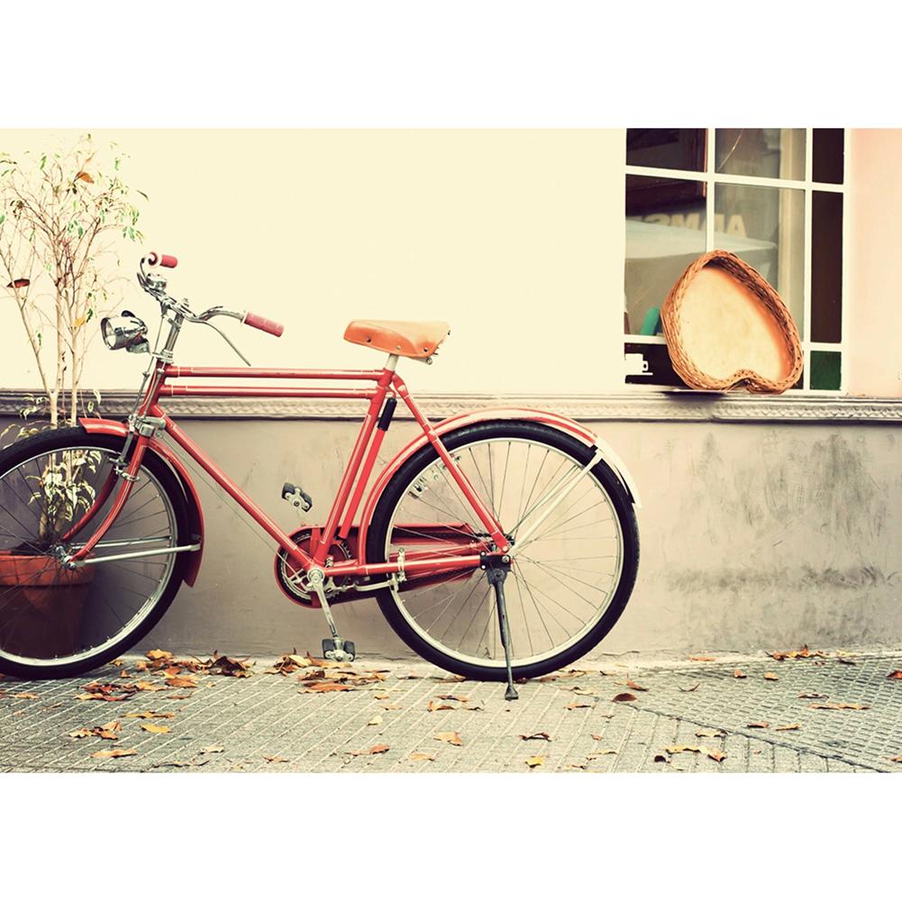 

30x40cm Round Drill Diamond Painting-Bicycle, 501 Original