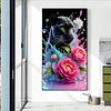 Diamond Painting - Full Round Drill - Black Panther(Canvas|40*70cm)