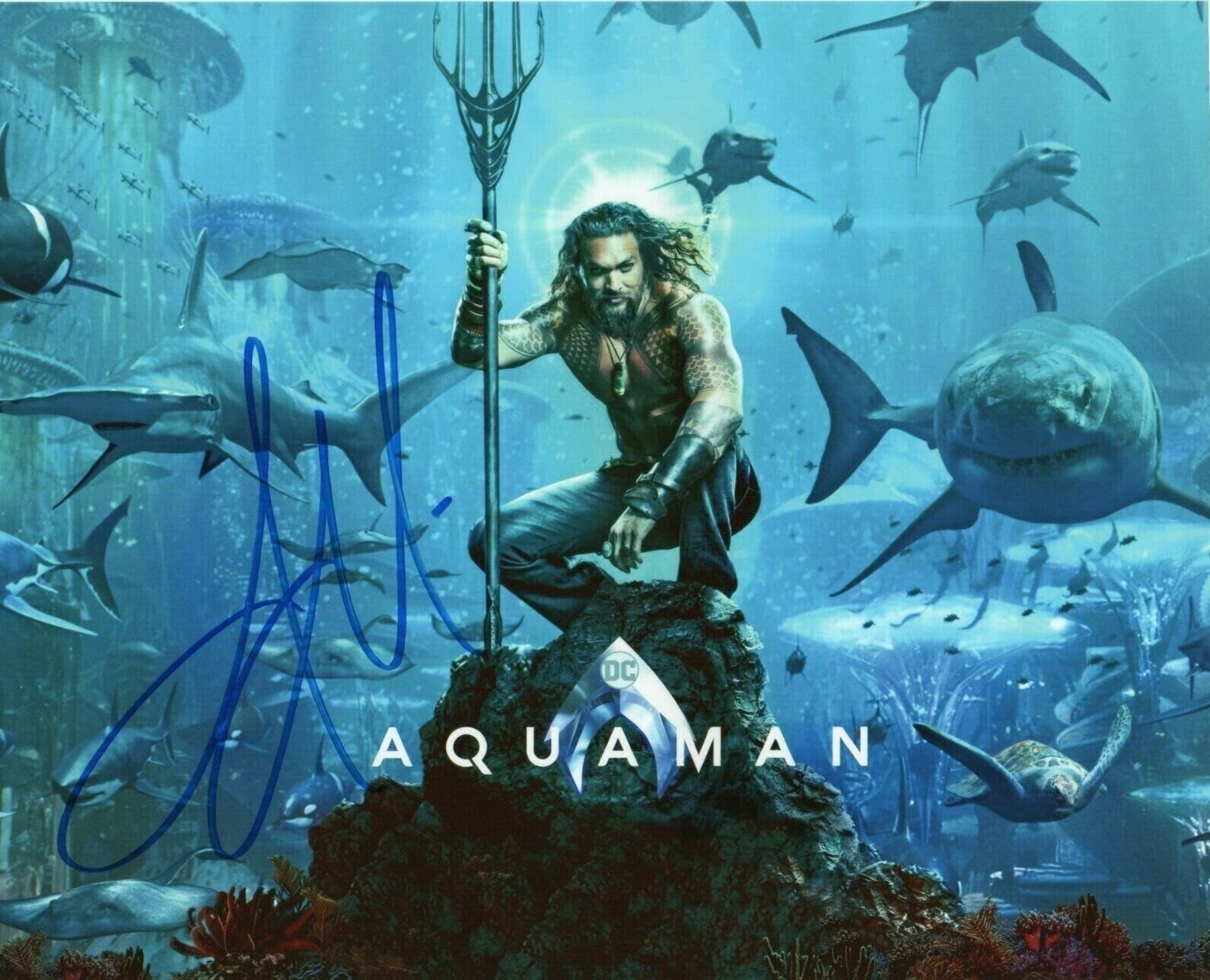 Jason Momoa Autographed Signed 8x10 Photo Poster painting ( Aquaman ) REPRINT