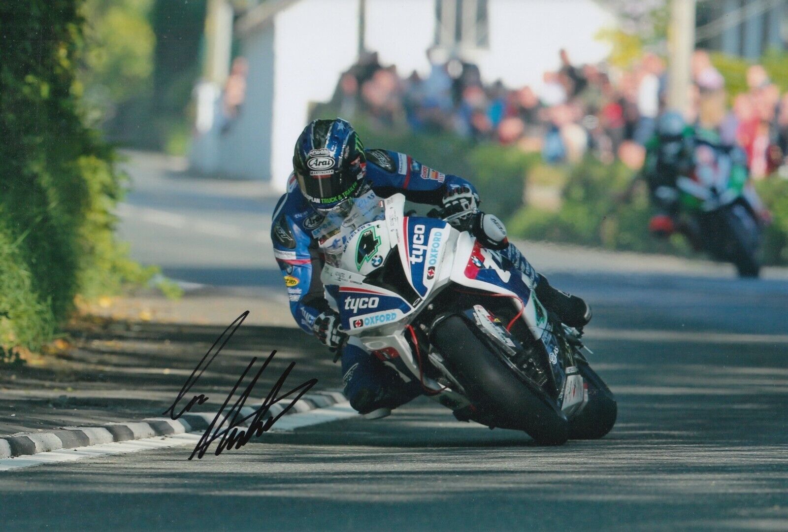 Ian Hutchinson Hand Signed 12x8 Photo Poster painting Isle of Man TT Autograph