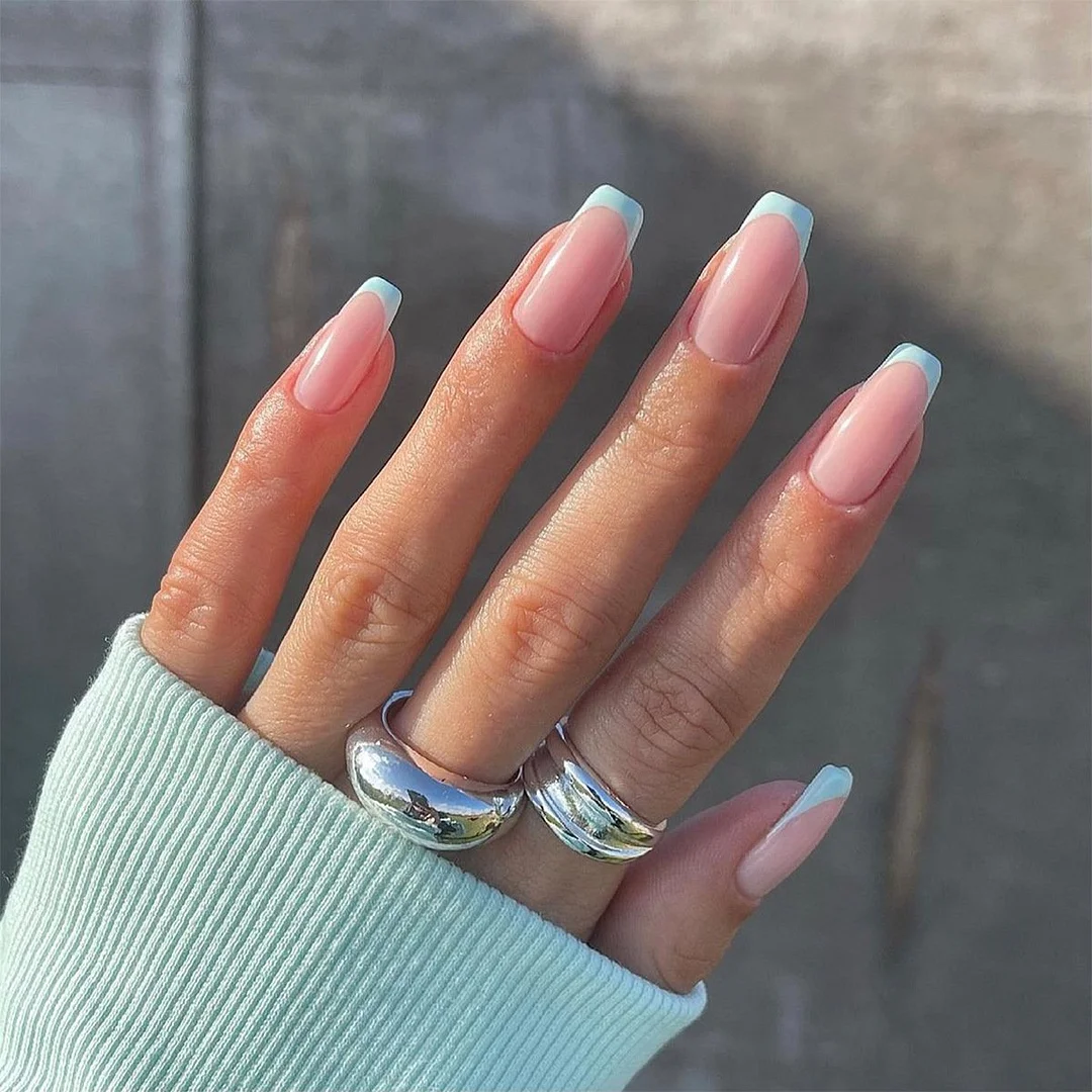 LYANKAA™ FRENCH TIPS🥖-MINT GREEN