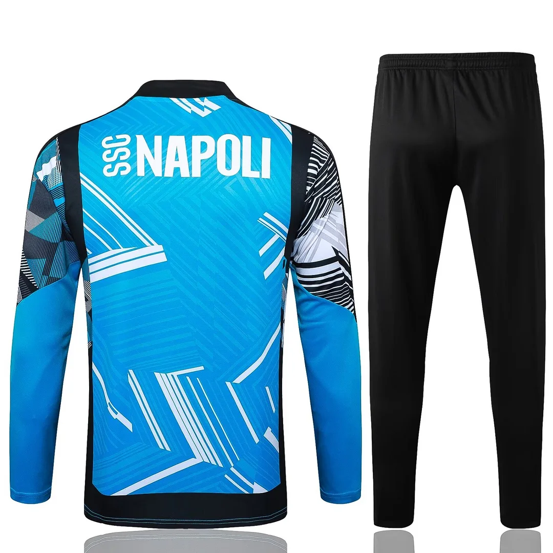 24/25 Naples Napoli Half-Pull Training Kit Football Thai Quality