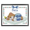 >SALE<Partial Cross Stitch 14CT Cotton DIY Bear Baby Counted Embroidery (C728)