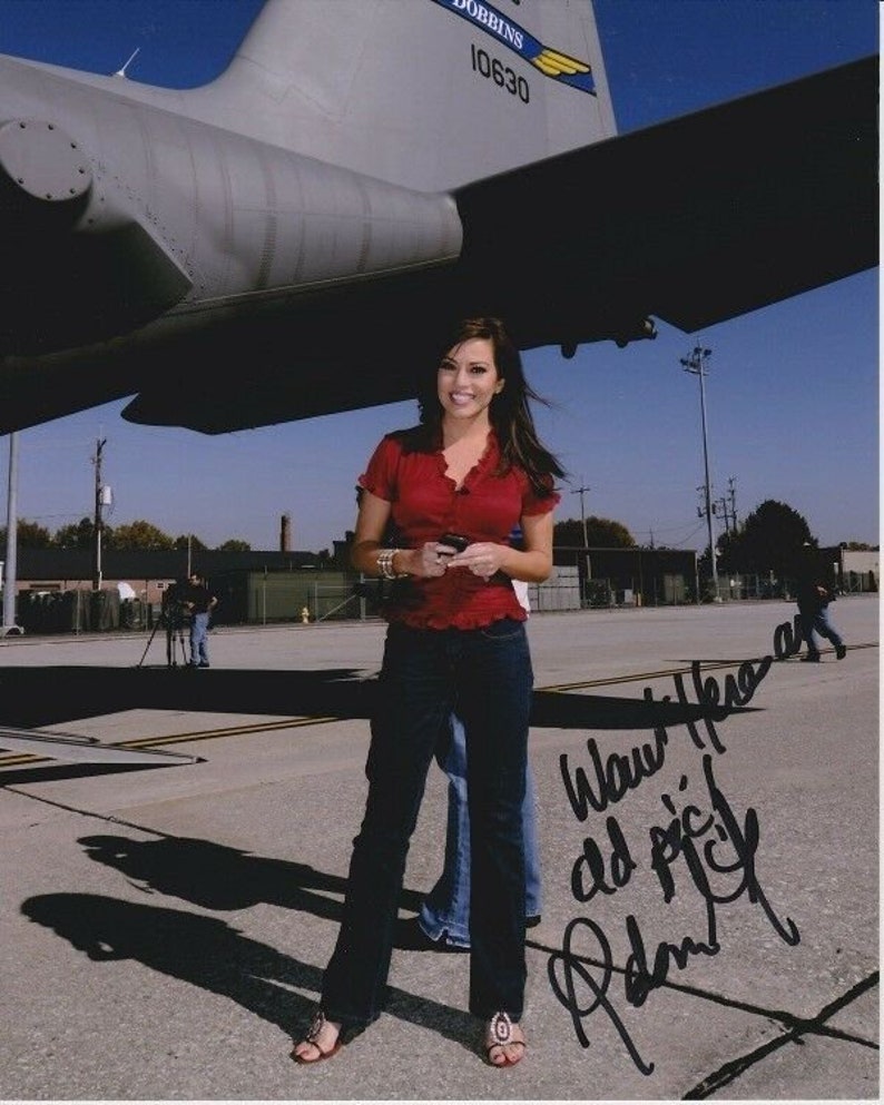 Robin meade signed autographed Photo Poster painting