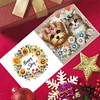 6Pcs Diamond Painting Cat Dog Greeting Cards Congratulations Cards & Gifts