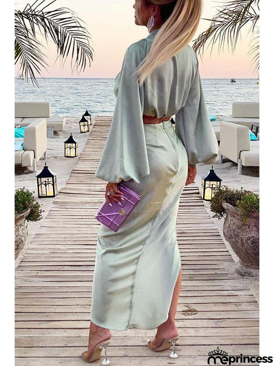 Design Sense Solid Color Suit