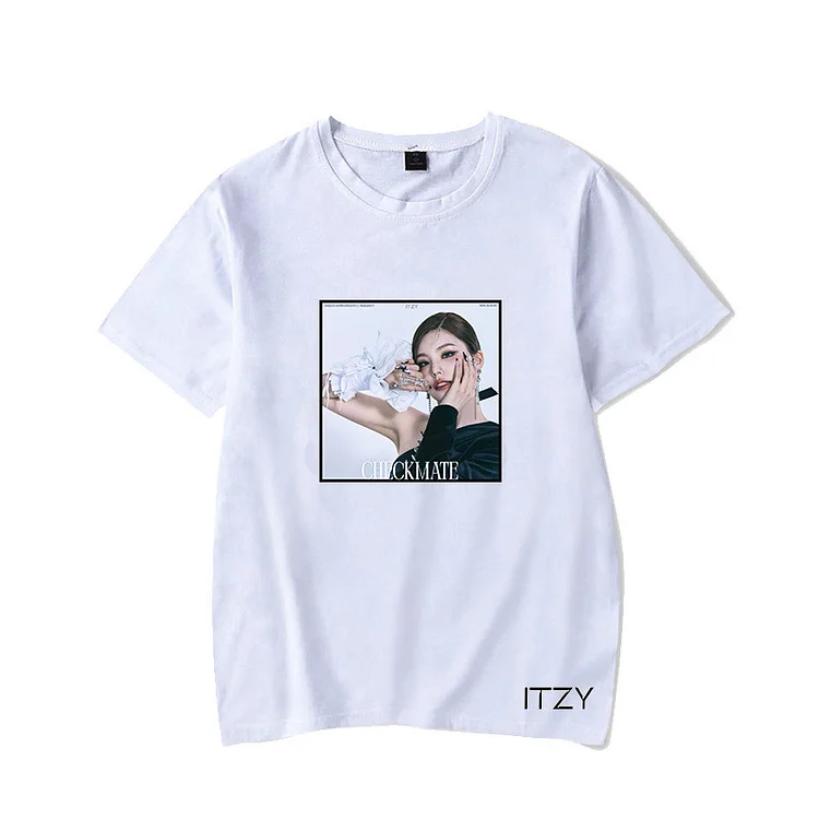 ITZY CHECKMATE Album Photo T-shirt